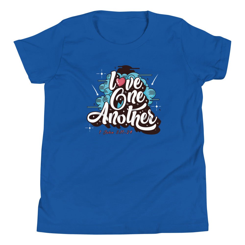 Love One Another - Kid’s T -  Black / S, Black / M, Black / L, Black / XL, Navy / S, Navy / M, Navy / L, Navy / XL, Red / S, Red / M -  Trini-T Ministries