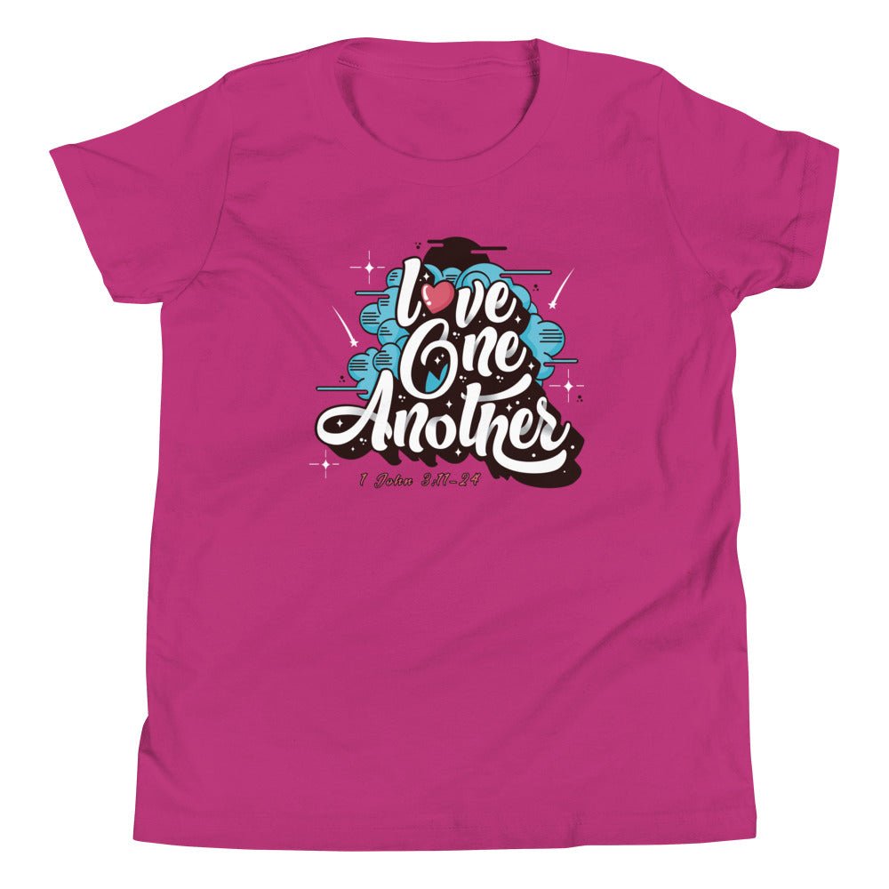 Love One Another - Kid’s T -  Black / S, Black / M, Black / L, Black / XL, Navy / S, Navy / M, Navy / L, Navy / XL, Red / S, Red / M -  Trini-T Ministries