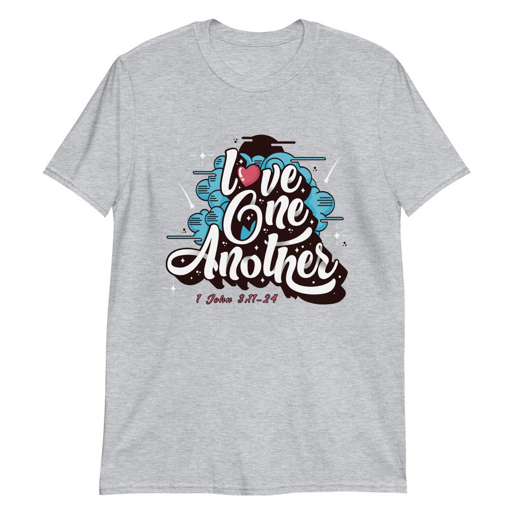 Love One Another - Men’s T -  Black / S, Black / M, Black / L, Black / XL, Black / 2XL, Black / 3XL, Navy / S, Navy / M, Navy / L, Navy / XL -  Trini-T Ministries