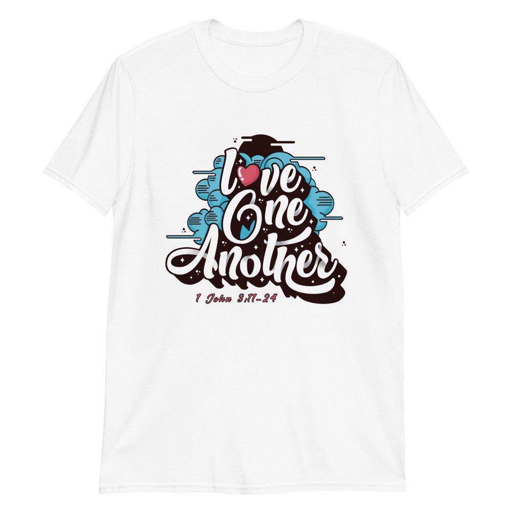 Love One Another - Men’s T -  Black / S, Black / M, Black / L, Black / XL, Black / 2XL, Black / 3XL, Navy / S, Navy / M, Navy / L, Navy / XL -  Trini-T Ministries