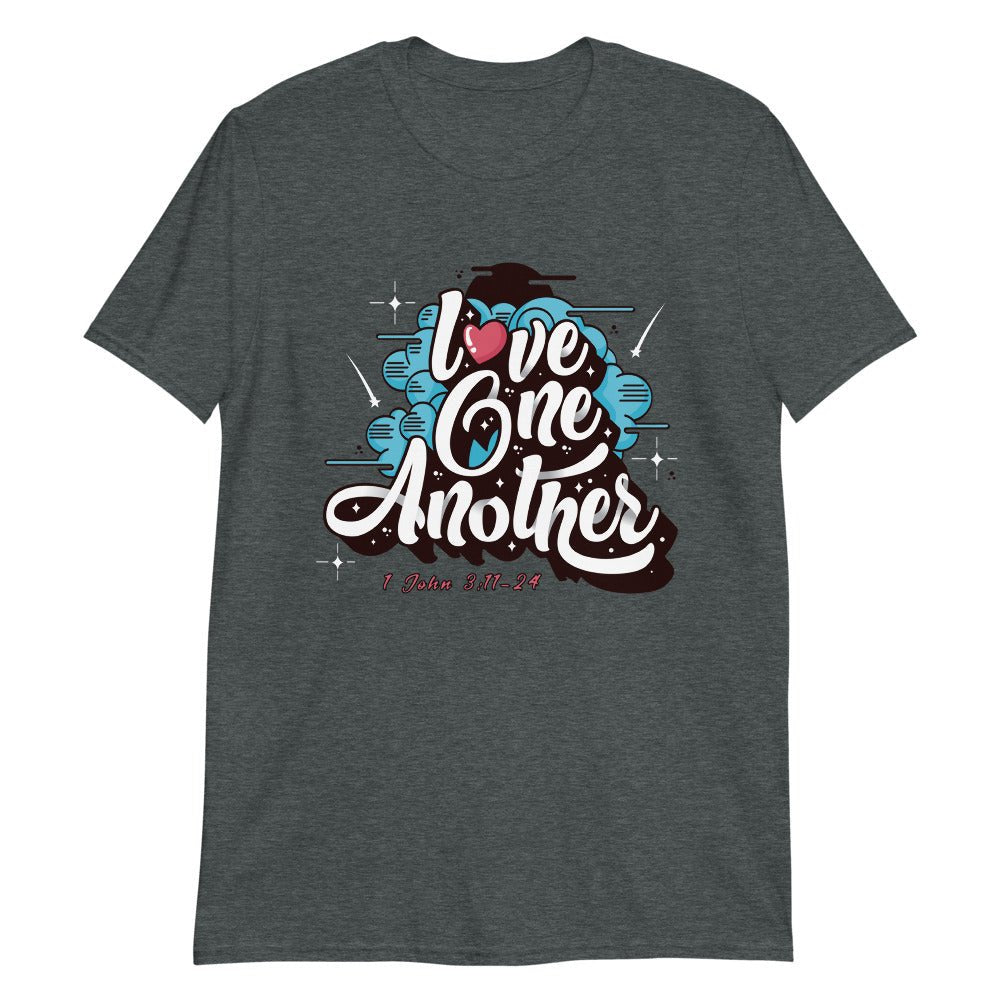 Love One Another - Men’s T -  Black / S, Black / M, Black / L, Black / XL, Black / 2XL, Black / 3XL, Navy / S, Navy / M, Navy / L, Navy / XL -  Trini-T Ministries