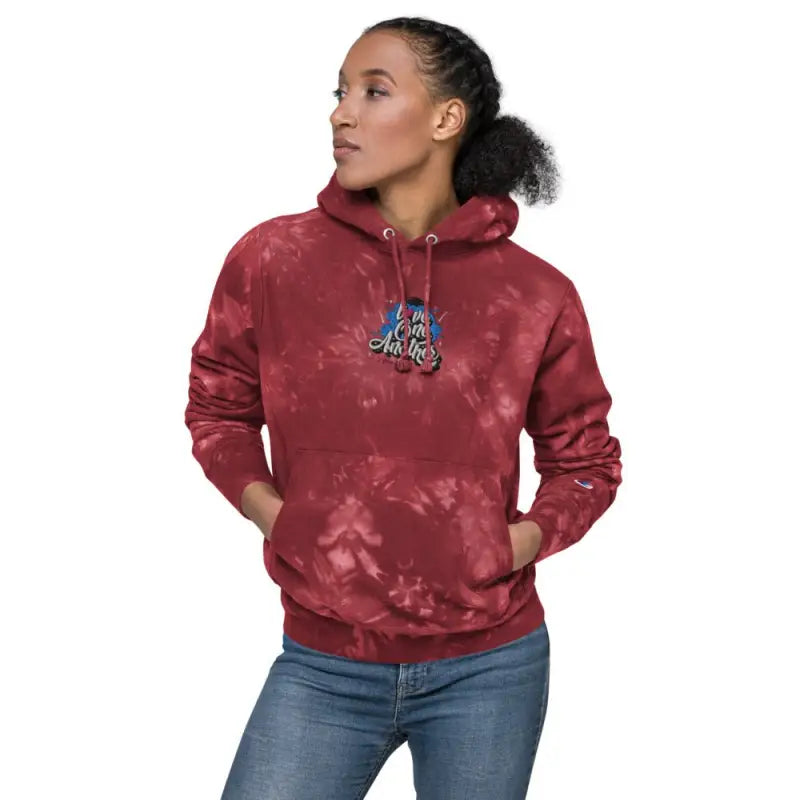 Love One Another - Women’s Champion Hoodie -  Black / S, Black / M, Black / L, Black / XL, Black / 2XL, Navy / S, Navy / M, Navy / L, Navy / XL, Navy / 2XL -  Trini-T Ministries