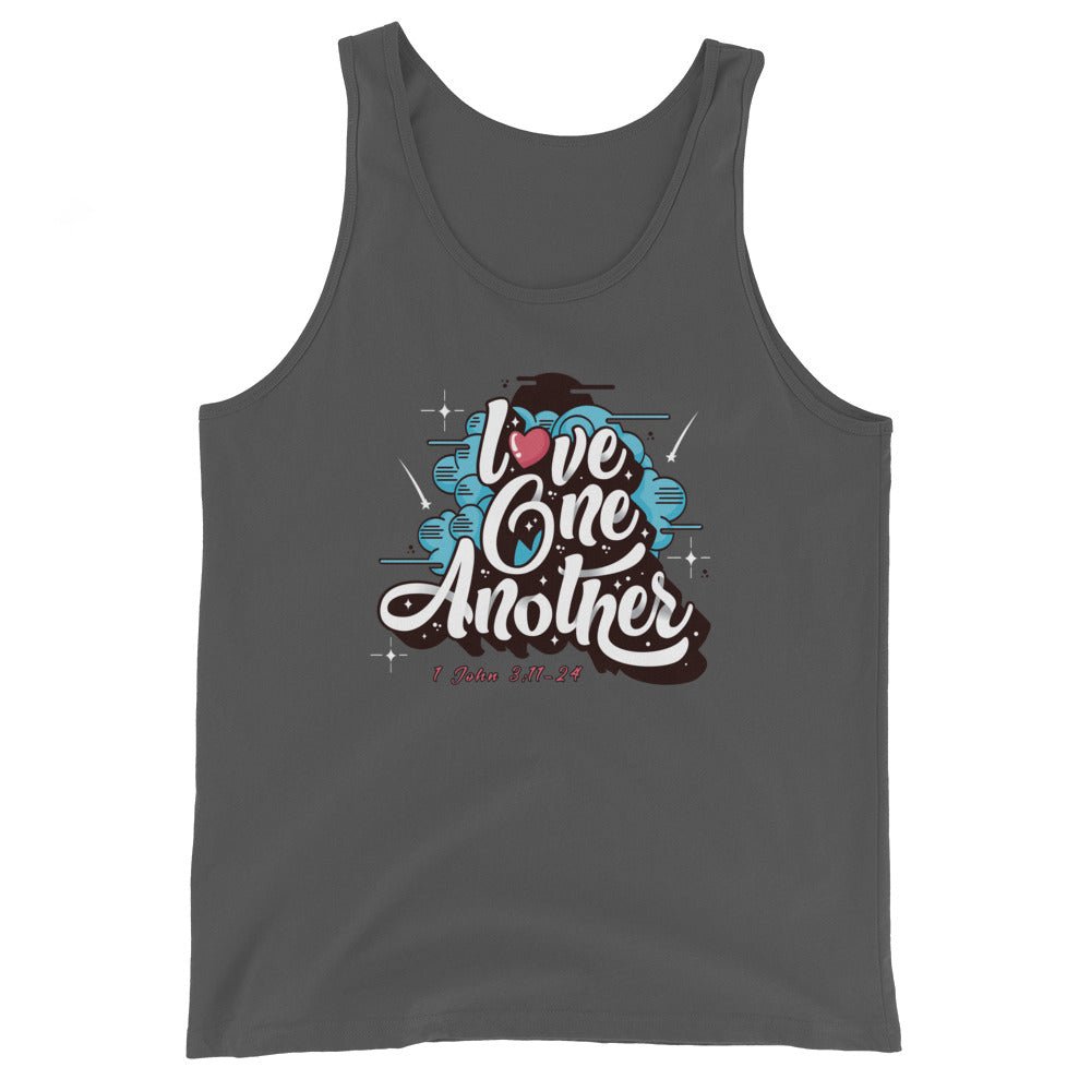 Love One Another - Women’s Tank -  Black / XS, Black / S, Black / M, Black / L, Black / XL, Black / 2XL, Navy / XS, Navy / S, Navy / M, Navy / L -  Trini-T Ministries