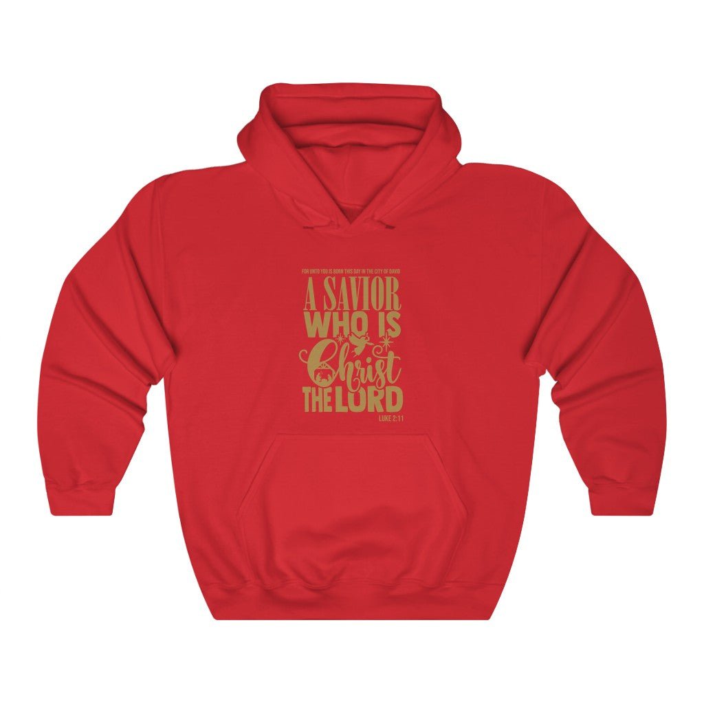 Luke 2:11 - Hoodie -  Navy / S, Navy / M, Navy / L, Navy / XL, Navy / 2XL, Navy / 3XL, Navy / 4XL, Navy / 5XL, Black / S, Irish Green / S -  Trini-T Ministries