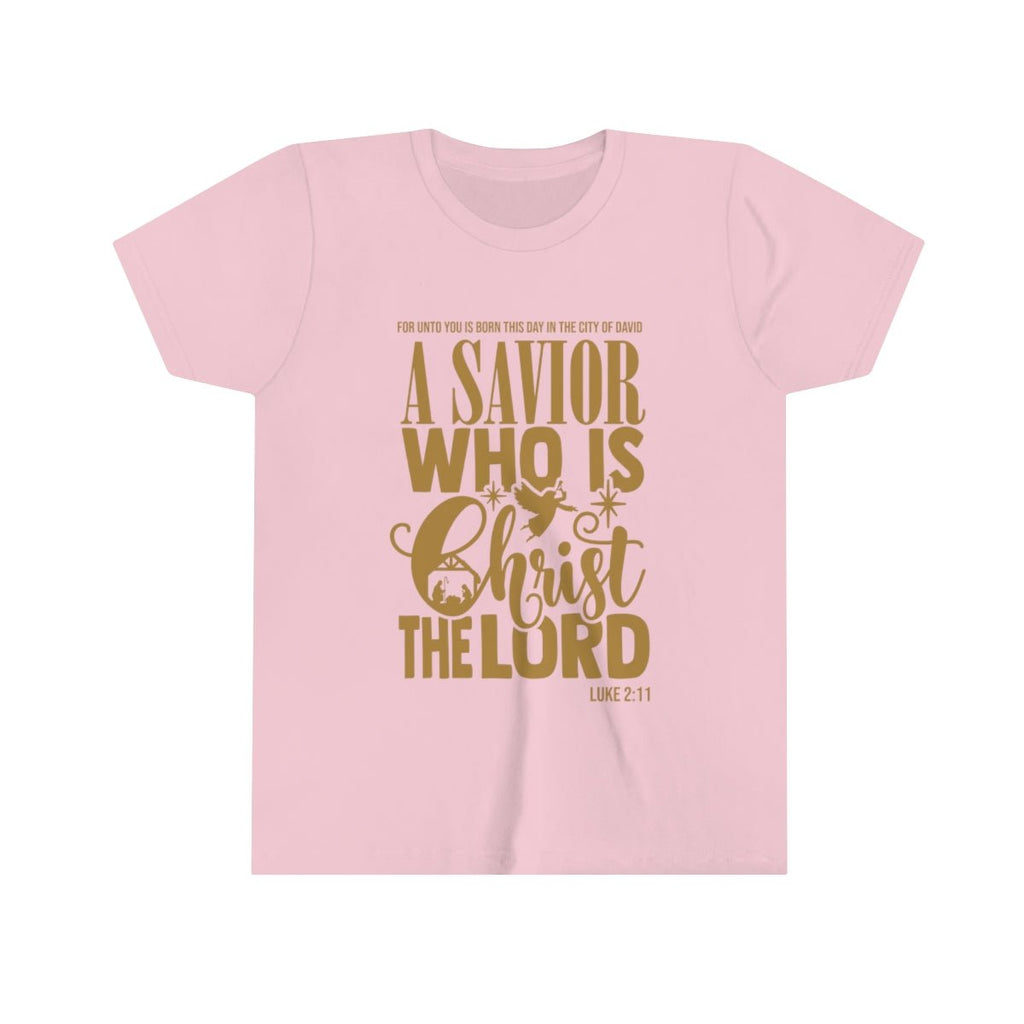 Luke 2:11 - Kid's T -  True Royal / S, True Royal / M, Black / S, White / S, Pink / S, Red / S, Navy / S, Ash / S, Black / M, White / M -  Trini-T Ministries