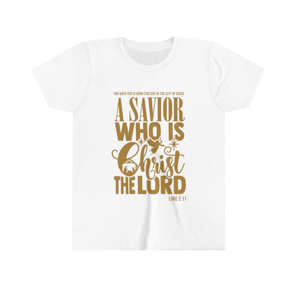 Luke 2:11 - Kid's T -  True Royal / S, True Royal / M, Black / S, White / S, Pink / S, Red / S, Navy / S, Ash / S, Black / M, White / M -  Trini-T Ministries