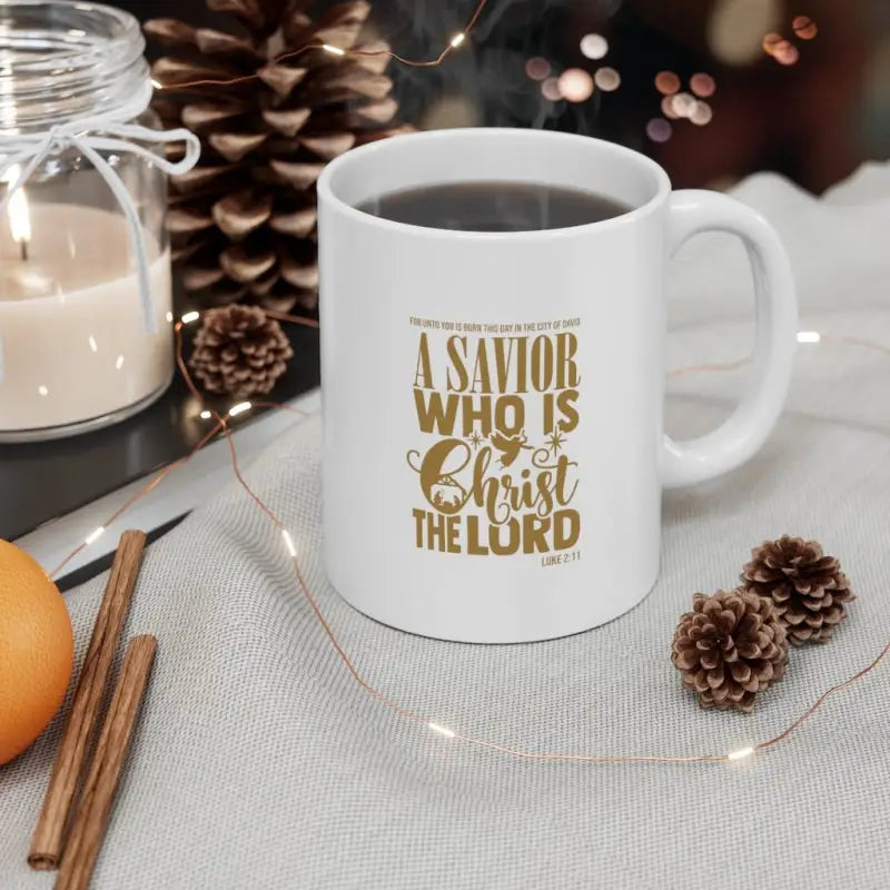 Luke 2:11 - Mug -  11oz -  Trini-T Ministries