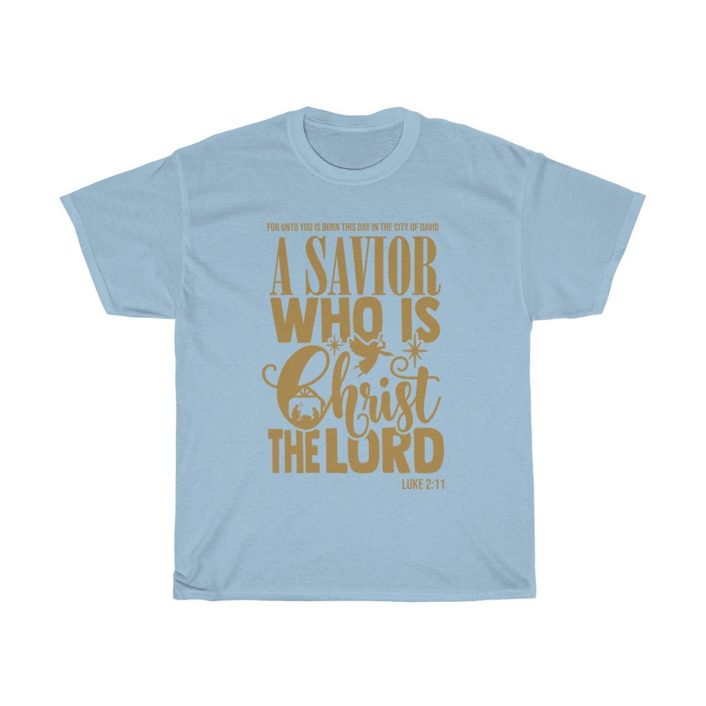 Luke 2:11 - T -  Navy / S, Navy / M, Navy / L, Navy / XL, Navy / 2XL, Navy / 3XL, Navy / 4XL, Navy / 5XL, Black / S, Black / M -  Trini-T Ministries