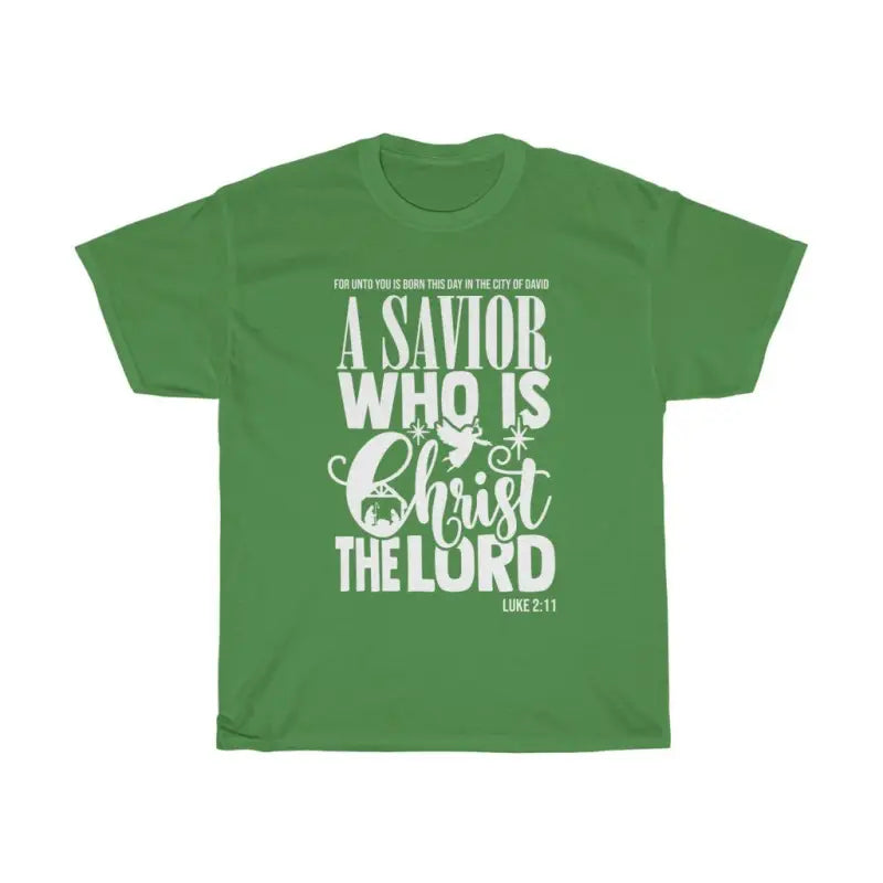 Luke 2:11 - T -  Navy / S, Navy / M, Navy / L, Navy / XL, Navy / 2XL, Navy / 3XL, Navy / 4XL, Navy / 5XL, Black / S, Black / M -  Trini-T Ministries