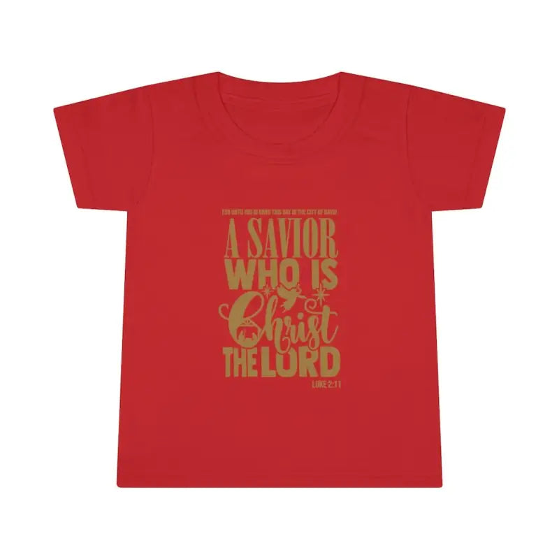 Luke 2:11 - Toddler's T -  White / 2T, Navy / 2T, Red / 2T, Navy / 3T, Red / 3T, White / 3T, Navy / 4T, Red / 4T, White / 4T, Navy / 5T -  Trini-T Ministries