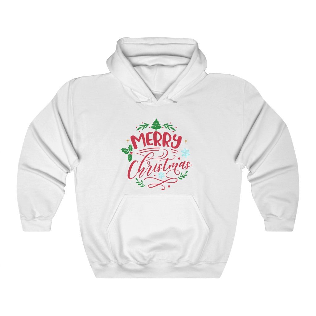 Merry Christmas - Hoodie -  White / S, White / M, White / L, White / XL, White / 2XL, White / 3XL, White / 4XL, White / 5XL, Black / S, Navy / S -  Trini-T Ministries