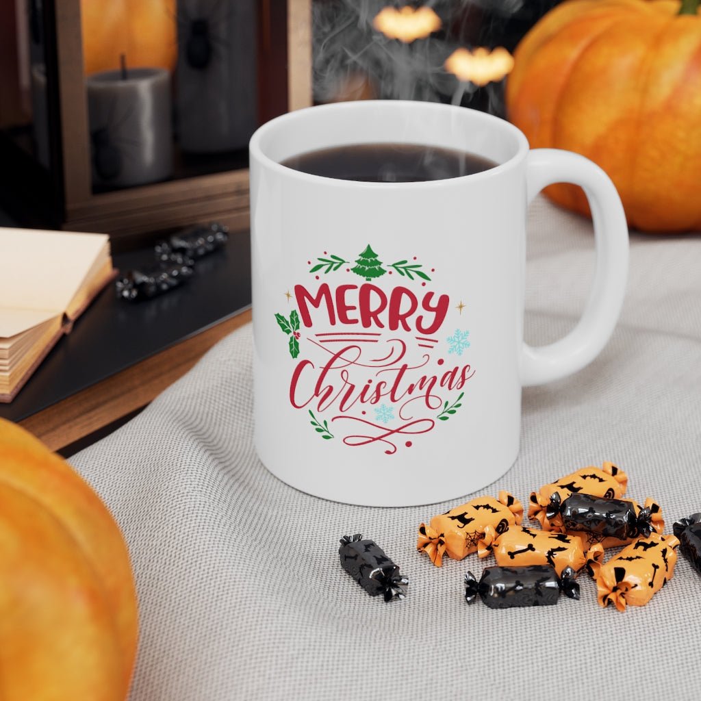 Merry Christmas - Mug -  11oz -  Trini-T Ministries