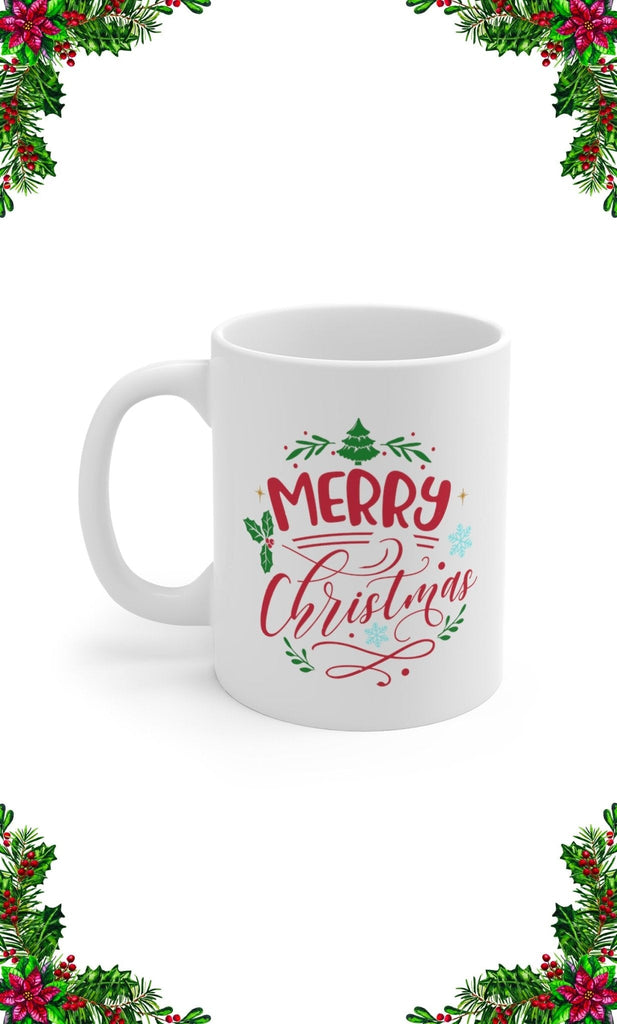 Merry Christmas - Mug -  11oz -  Trini-T Ministries