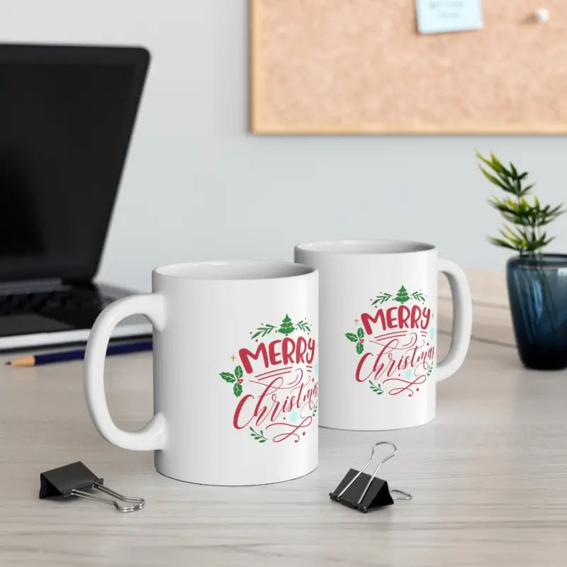 Merry Christmas - Mug -  11oz -  Trini-T Ministries