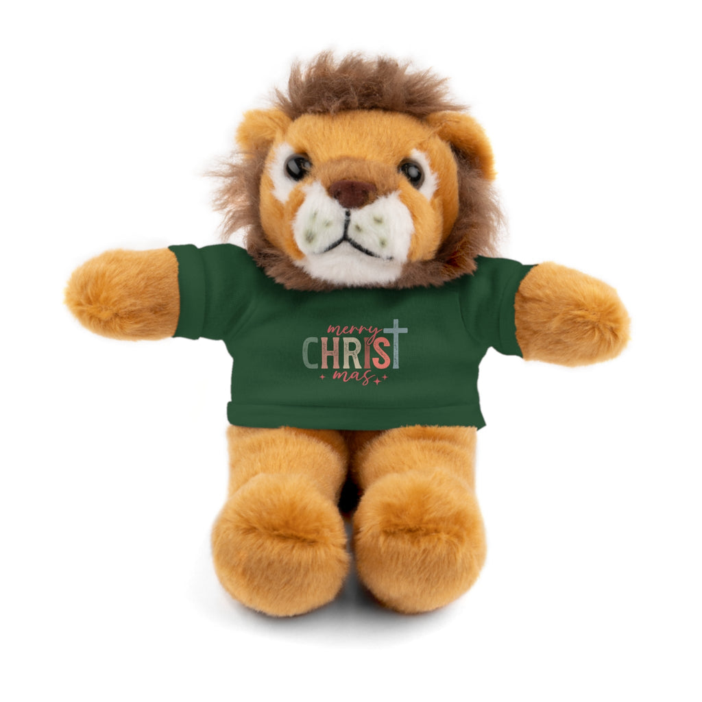 Merry CHRISTmas Plushie - Lamb Lion Bear - Forest Green / 8’’ - Accessories