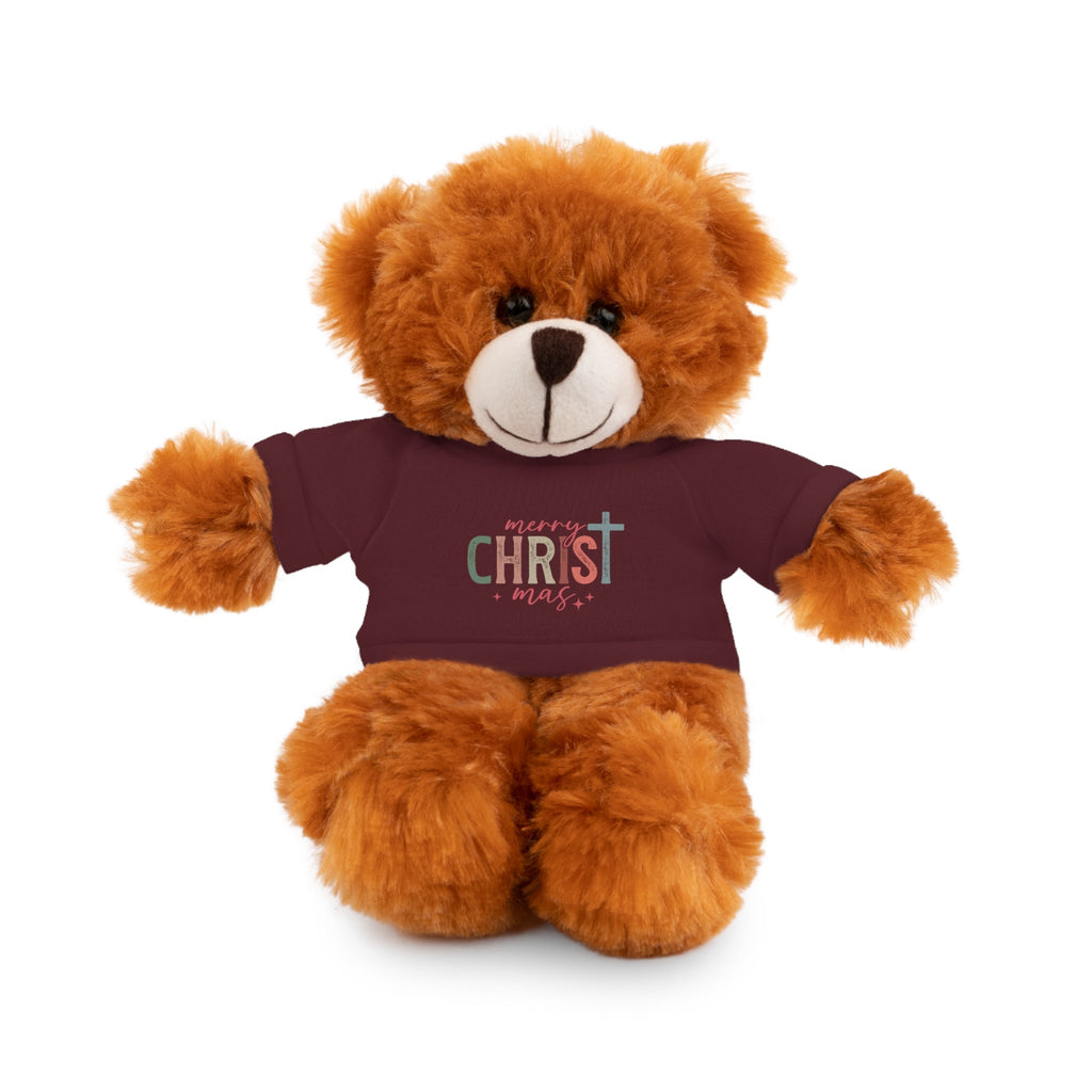 Merry CHRISTmas Plushie - Lamb Lion Bear - Maroon / 8’’ - Accessories