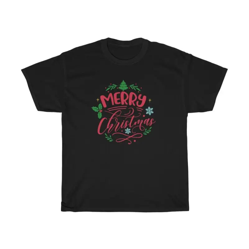 Merry Christmas - T -  Navy / S, Navy / M, Navy / L, Navy / XL, Navy / 2XL, Navy / 4XL, Navy / 5XL, Black / S, Black / M, Black / L -  Trini-T Ministries