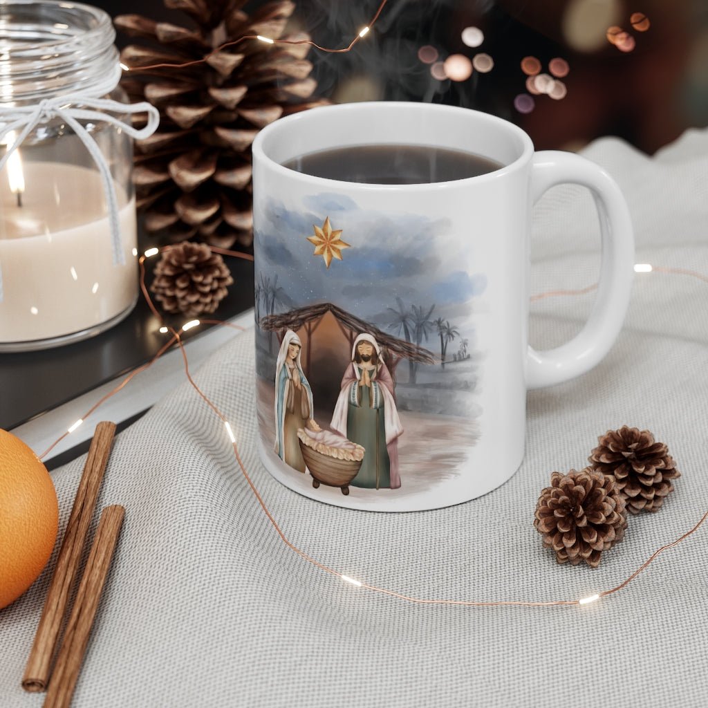 Nativity - Ceramic Mug -  11oz -  Trini-T Ministries