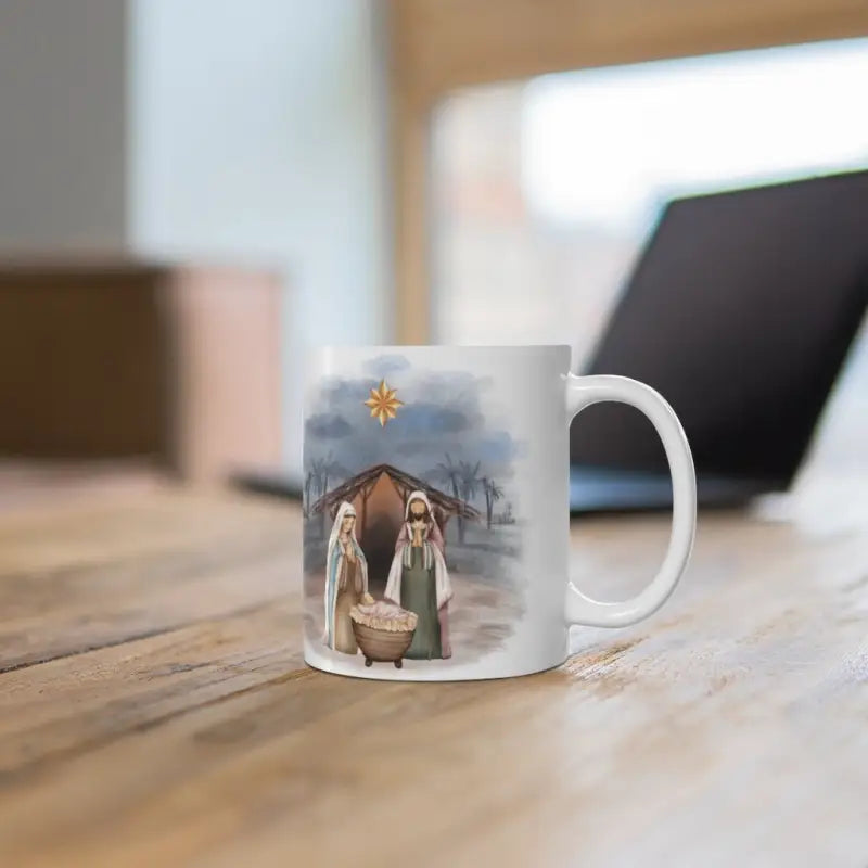 Nativity - Ceramic Mug -  11oz -  Trini-T Ministries