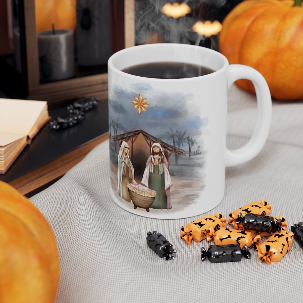 Nativity - Ceramic Mug -  11oz -  Trini-T Ministries