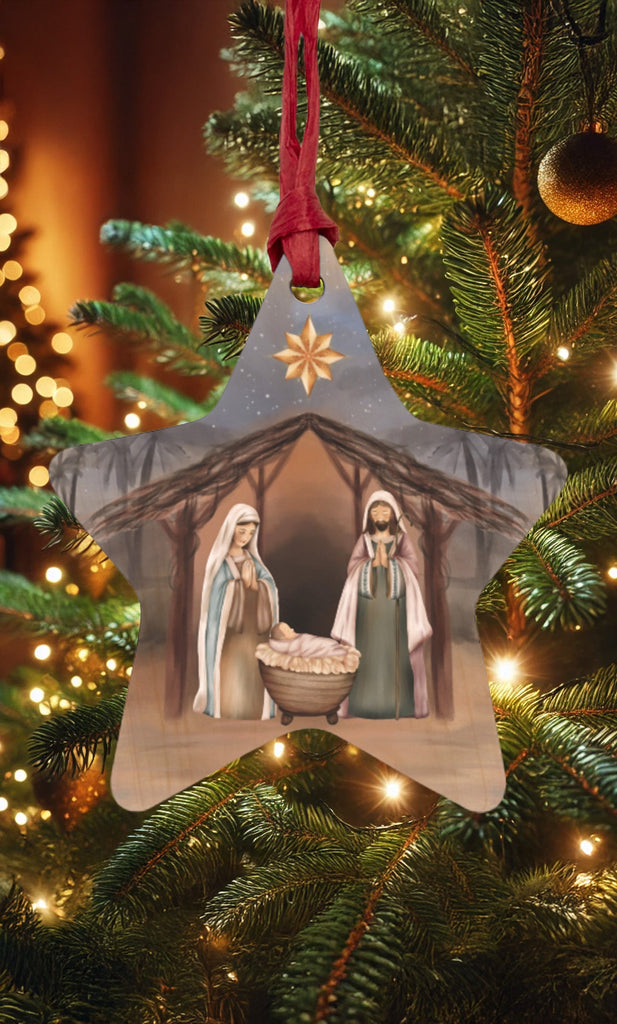 Nativity - Wooden Ornament - Home Decor