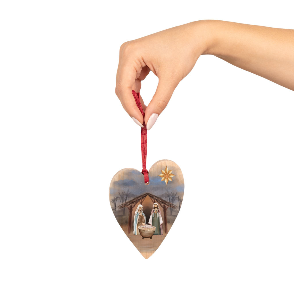 Nativity - Wooden Ornament - Home Decor