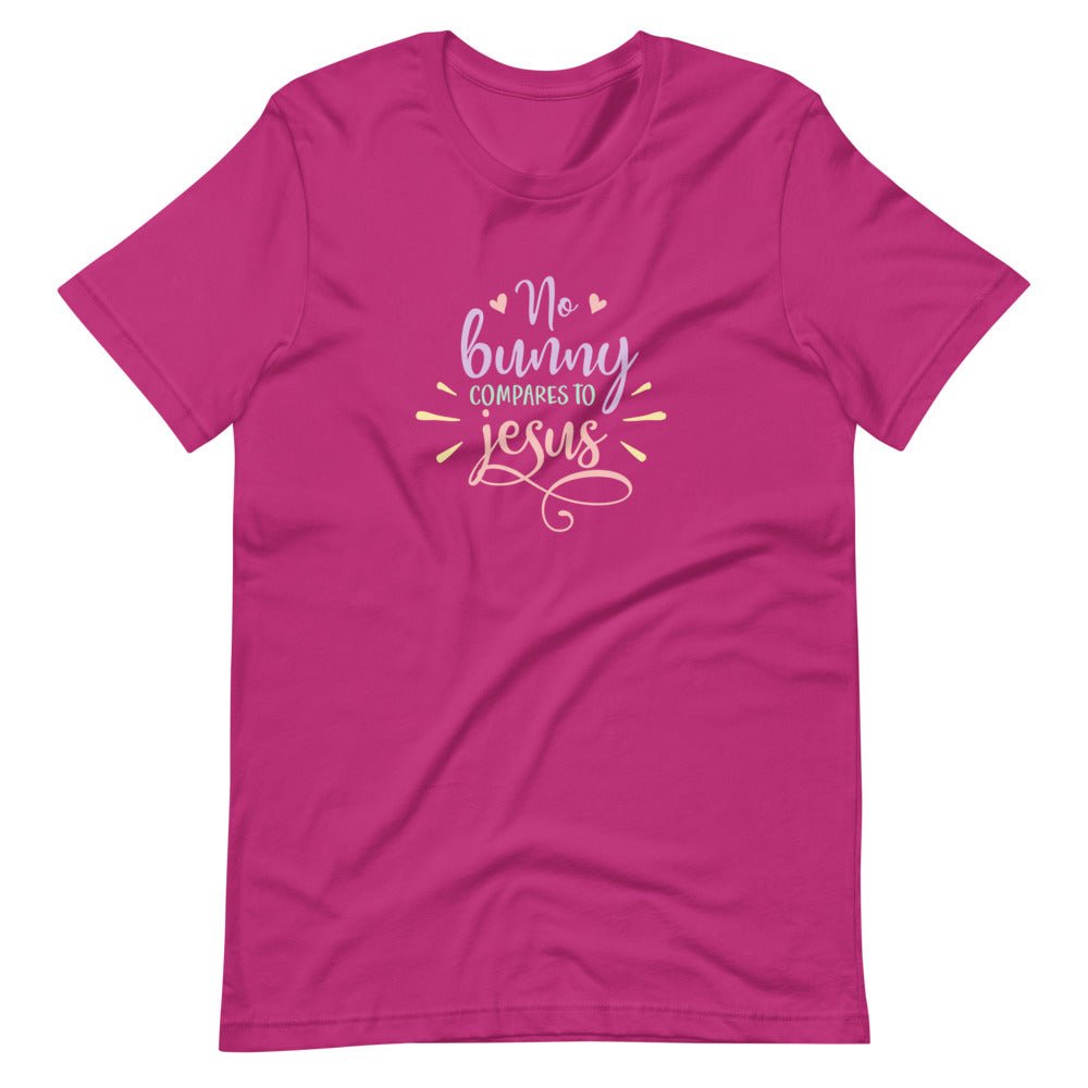 No Bunny - Men’s T -  Berry / S, Berry / M, Berry / L, Berry / XL, Berry / 2XL, Berry / 3XL, Berry / 4XL, Aqua / S, Aqua / M, Aqua / L -  Trini-T Ministries