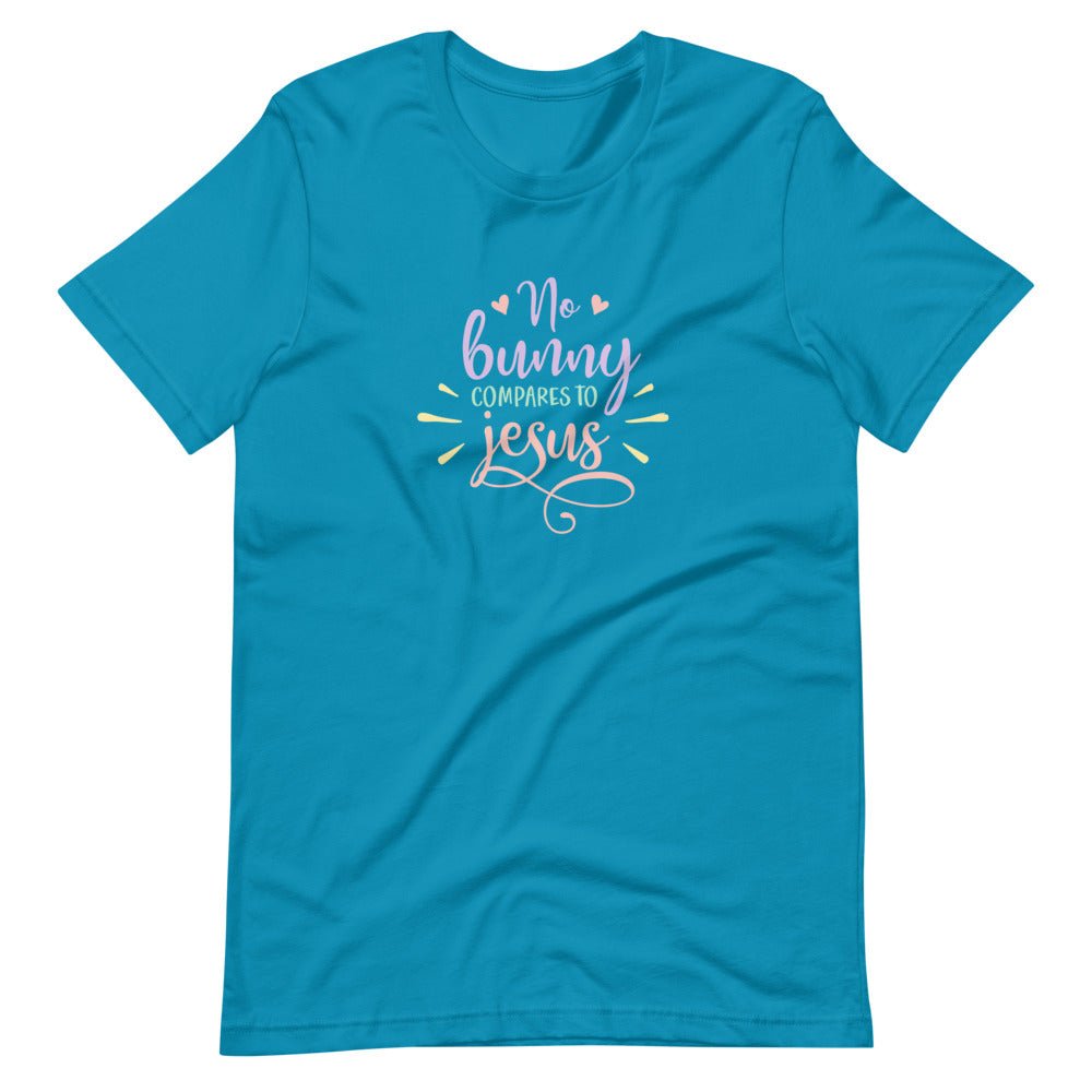 No Bunny - Men’s T -  Berry / S, Berry / M, Berry / L, Berry / XL, Berry / 2XL, Berry / 3XL, Berry / 4XL, Aqua / S, Aqua / M, Aqua / L -  Trini-T Ministries