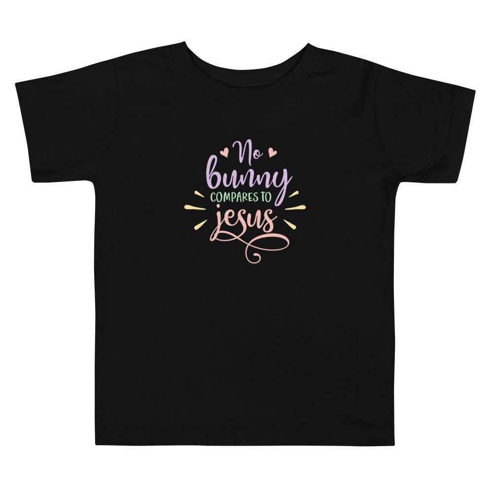 No Bunny - Toddler’s T -  Black / 2T, Black / 3T, Black / 4T, Black / 5T, Heather Columbia Blue / 2T, Heather Columbia Blue / 3T, Heather Columbia Blue / 4T, Heather Columbia Blue / 5T, White / 2T, White / 3T -  Trini-T Ministries