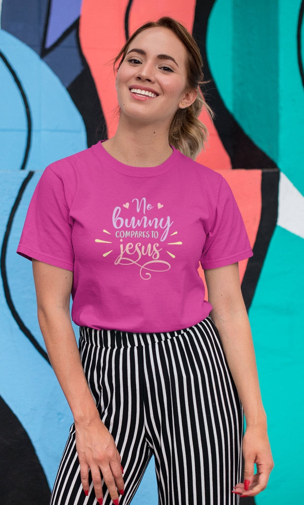 No Bunny - Women’s T -  Berry / S, Berry / M, Berry / L, Berry / XL, Berry / 2XL, Berry / 3XL, Berry / 4XL, Aqua / S, Aqua / M, Aqua / L -  Trini-T Ministries