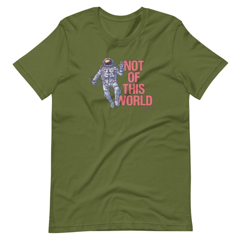 Not Of This World - Men’s T -  White / XS, White / S, White / M, White / L, White / XL, White / 2XL, White / 3XL, White / 4XL, Black / XS, Black / S -  Trini-T Ministries