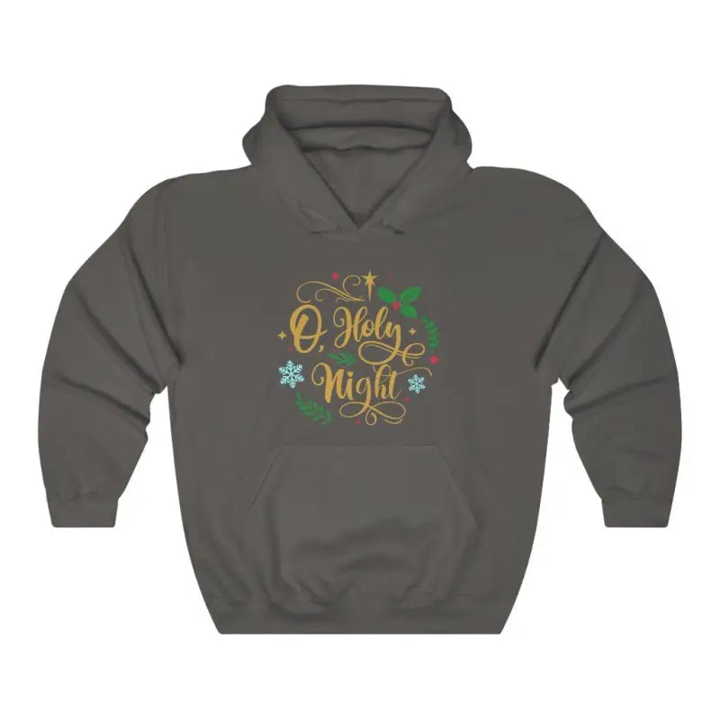 O Holy Night - Hoodie -  Navy / S, Navy / M, Navy / L, Navy / XL, Navy / 2XL, Navy / 3XL, Navy / 4XL, Navy / 5XL, Charcoal / S, Charcoal / M -  Trini-T Ministries