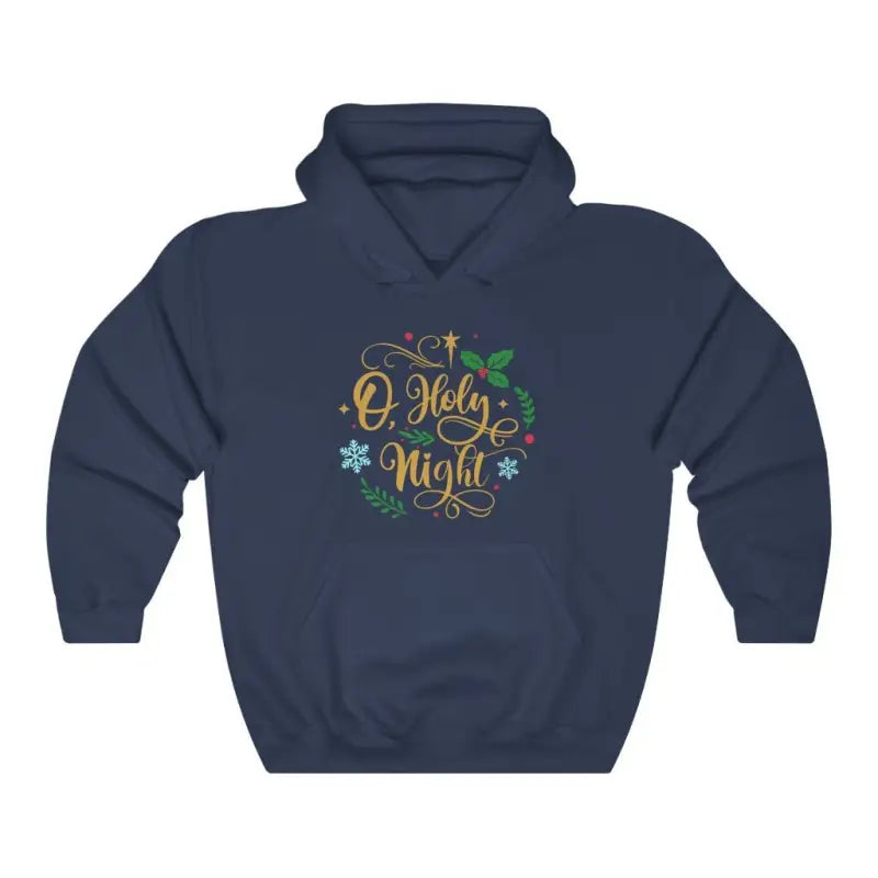 O Holy Night - Hoodie -  Navy / S, Navy / M, Navy / L, Navy / XL, Navy / 2XL, Navy / 3XL, Navy / 4XL, Navy / 5XL, Charcoal / S, Charcoal / M -  Trini-T Ministries