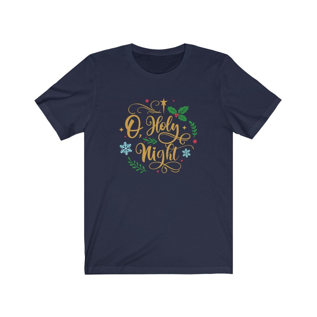 O Holy Night - T -  Navy / S, Navy / M, Navy / L, Navy / XL, Navy / 2XL, Navy / 3XL, Black / S, White / S, Black / M, White / M -  Trini-T Ministries