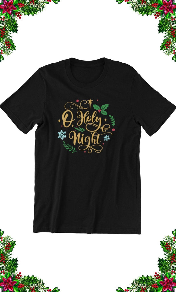 O Holy Night - T -  Navy / S, Navy / M, Navy / L, Navy / XL, Navy / 2XL, Navy / 3XL, Black / S, White / S, Black / M, White / M -  Trini-T Ministries