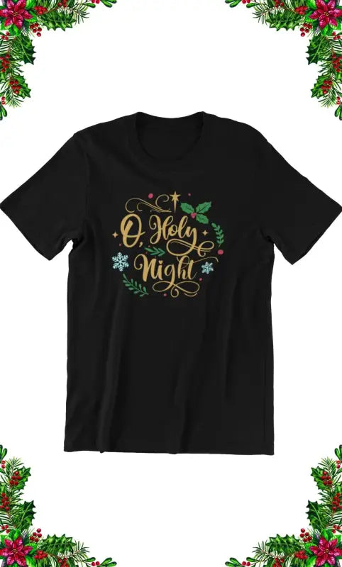 O Holy Night - T -  Navy / S, Navy / M, Navy / L, Navy / XL, Navy / 2XL, Navy / 3XL, Black / S, White / S, Black / M, White / M -  Trini-T Ministries