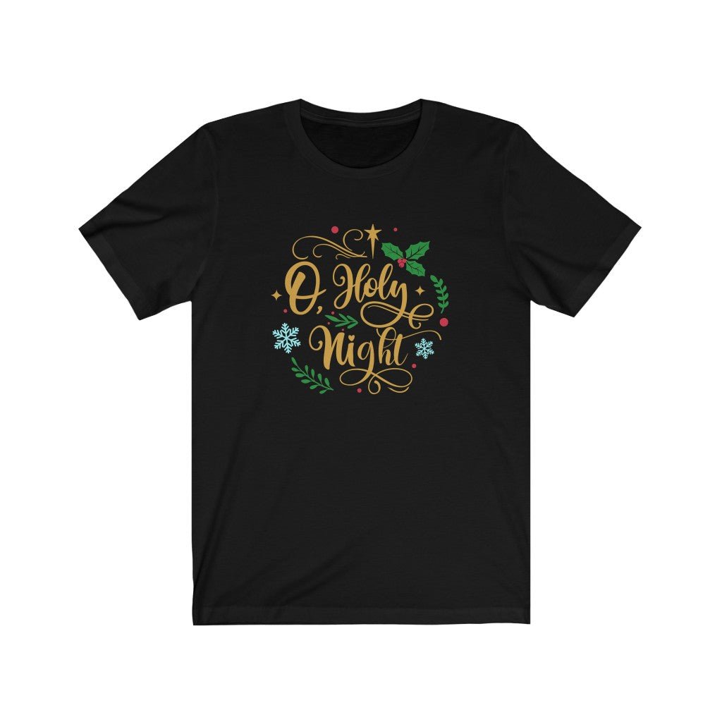 O Holy Night - T -  Navy / S, Navy / M, Navy / L, Navy / XL, Navy / 2XL, Navy / 3XL, Black / S, White / S, Black / M, White / M -  Trini-T Ministries