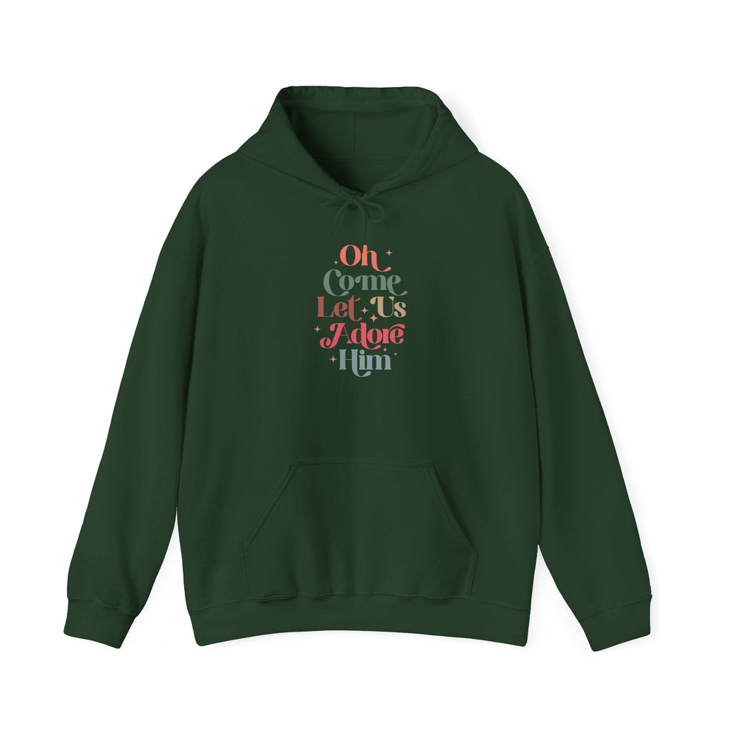 Green Christian Christmas Hoodie - Jesus is the Reason for the Season - Faith-Based Holiday Apparel for Men and Women - Celebrate Jesus with Cozy Winter Fashion.