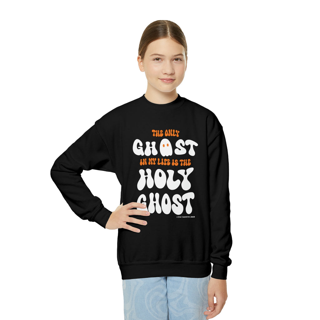 Only Holy Ghost - Kid's Sweatshirt -  Black / XS, Black / S, Black / M, Black / XL -  Trini-T Ministries