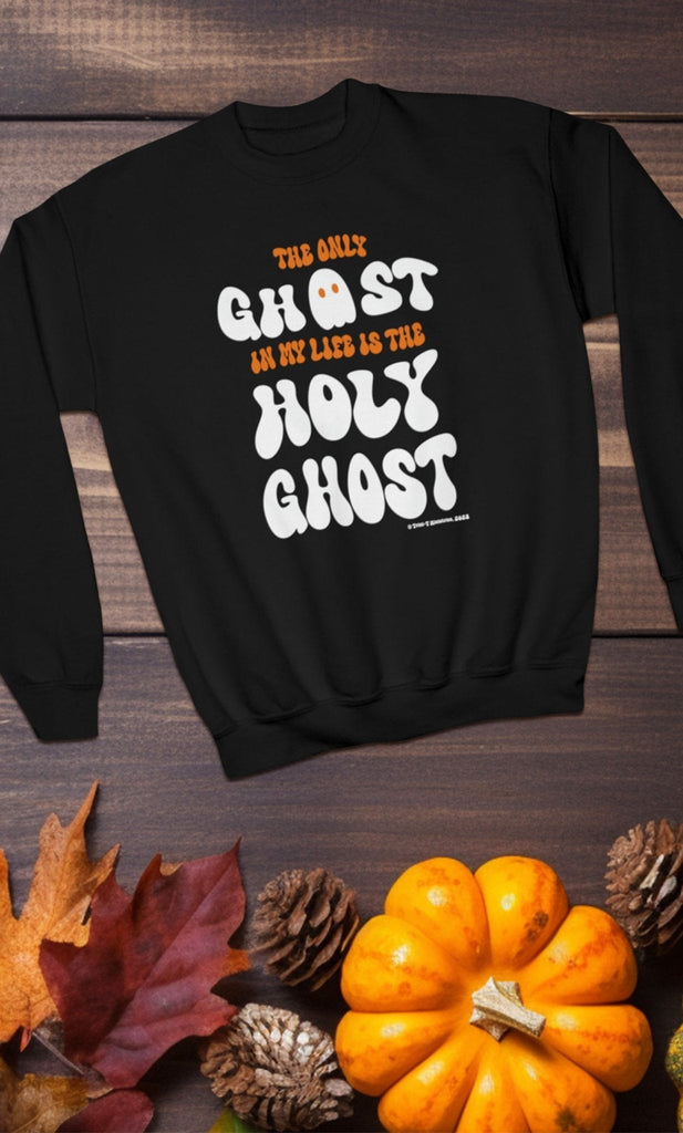 Only Holy Ghost - Kid's Sweatshirt -  Black / XS, Black / S, Black / M, Black / XL -  Trini-T Ministries