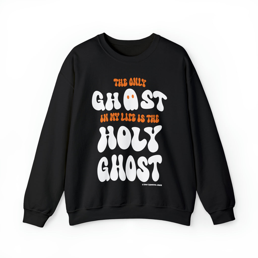 Only Holy Ghost - Sweatshirt -  S / Orange, S / Black, M / Orange, M / Black, L / Orange, L / Black, XL / Orange, XL / Black, 2XL / Orange, 2XL / Black -  Trini-T Ministries