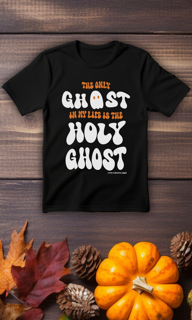 Only Holy Ghost - T -  Orange / S, Black / S, Orange / M, Black / M, Orange / L, Black / L, Orange / XL, Black / XL, Orange / 2XL, Black / 2XL -  Trini-T Ministries