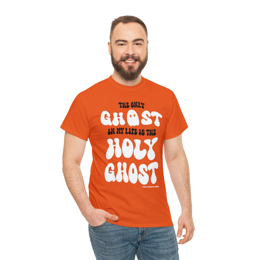 Only Holy Ghost - T -  Orange / S, Black / S, Orange / M, Black / M, Orange / L, Black / L, Orange / XL, Black / XL, Orange / 2XL, Black / 2XL -  Trini-T Ministries