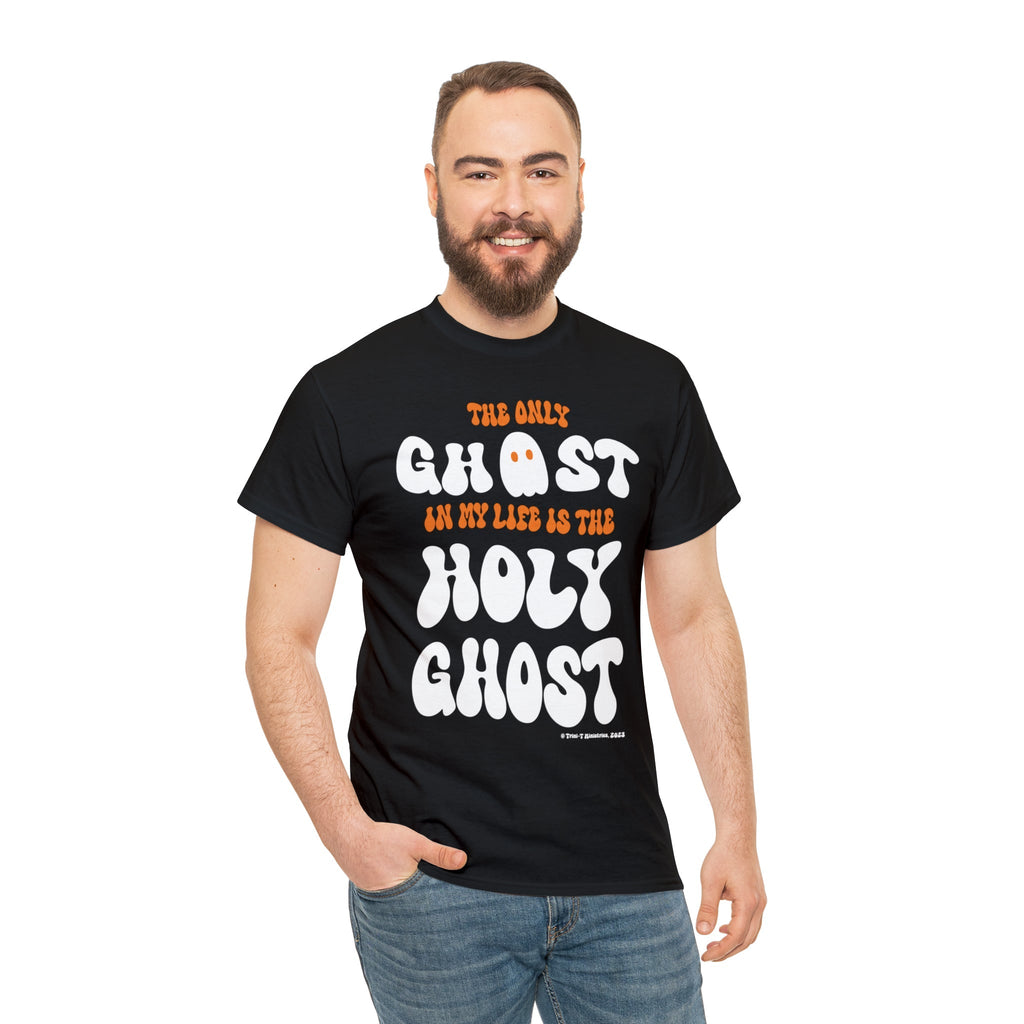 Only Holy Ghost - T -  Orange / S, Black / S, Orange / M, Black / M, Orange / L, Black / L, Orange / XL, Black / XL, Orange / 2XL, Black / 2XL -  Trini-T Ministries