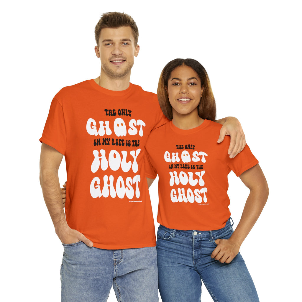 Only Holy Ghost - T -  Orange / S, Black / S, Orange / M, Black / M, Orange / L, Black / L, Orange / XL, Black / XL, Orange / 2XL, Black / 2XL -  Trini-T Ministries