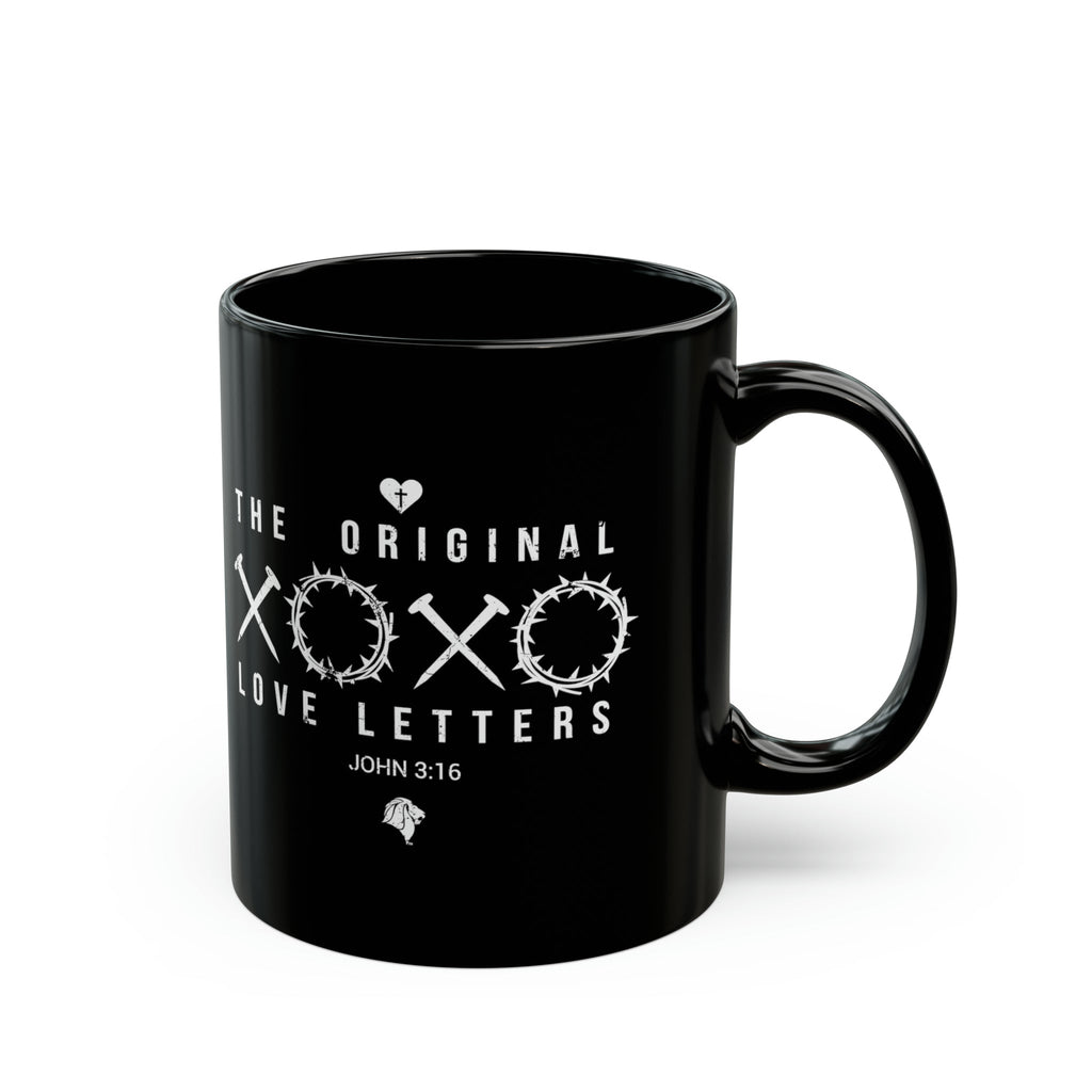 Original Love Letters - Black Mug -  11oz -  Trini-T Ministries