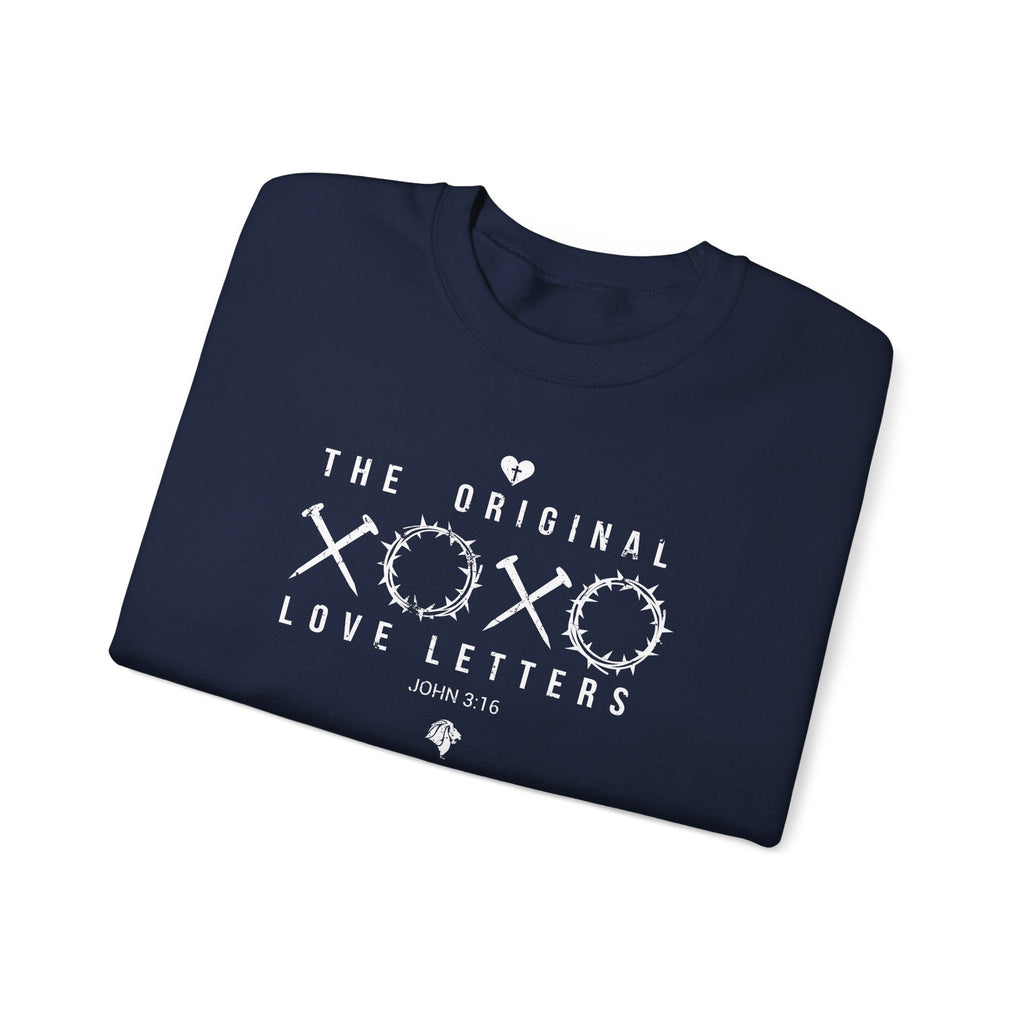 Original Love Letters - Sweatshirt -  S / Navy, S / Sand, S / Sport Grey, S / White, S / Black, M / Navy, M / Sand, M / Sport Grey, M / White, M / Black -  Trini-T Ministries