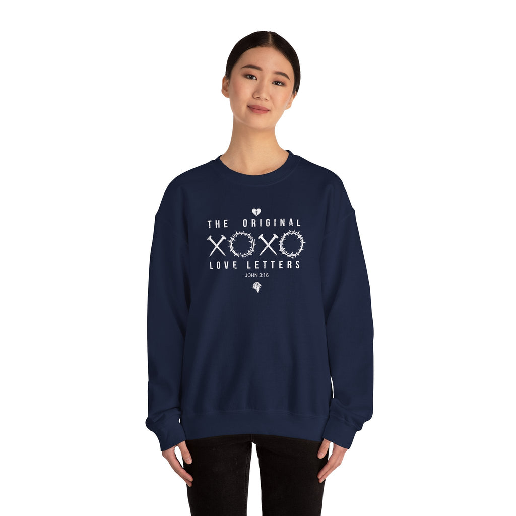 Original Love Letters - Sweatshirt -  S / Navy, S / Sand, S / Sport Grey, S / White, S / Black, M / Navy, M / Sand, M / Sport Grey, M / White, M / Black -  Trini-T Ministries