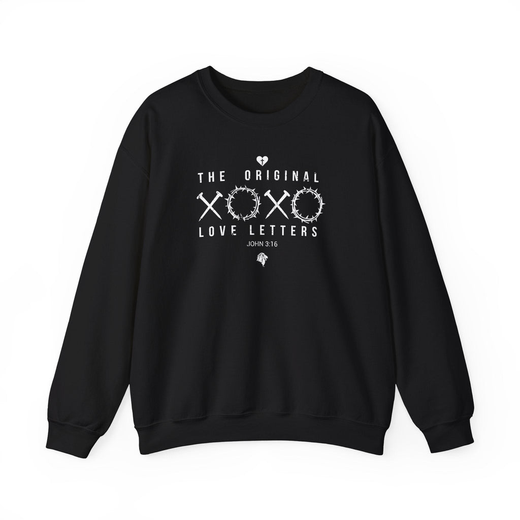 Original Love Letters - Sweatshirt -  S / Navy, S / Sand, S / Sport Grey, S / White, S / Black, M / Navy, M / Sand, M / Sport Grey, M / White, M / Black -  Trini-T Ministries