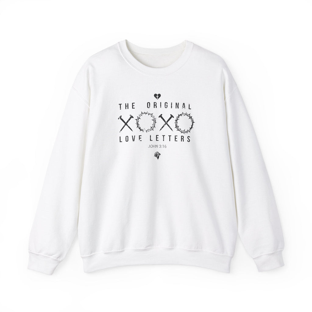 Original Love Letters - Sweatshirt -  S / Navy, S / Sand, S / Sport Grey, S / White, S / Black, M / Navy, M / Sand, M / Sport Grey, M / White, M / Black -  Trini-T Ministries